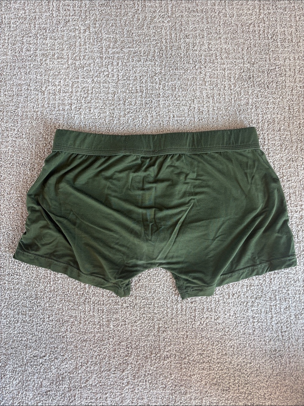 Obviously Men's Olive Green Supportive Boxer Briefs View 3